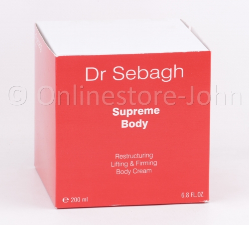 Dr Sebagh - Supreme Body Cream 200ml - Restructuring, Lifting & Firming