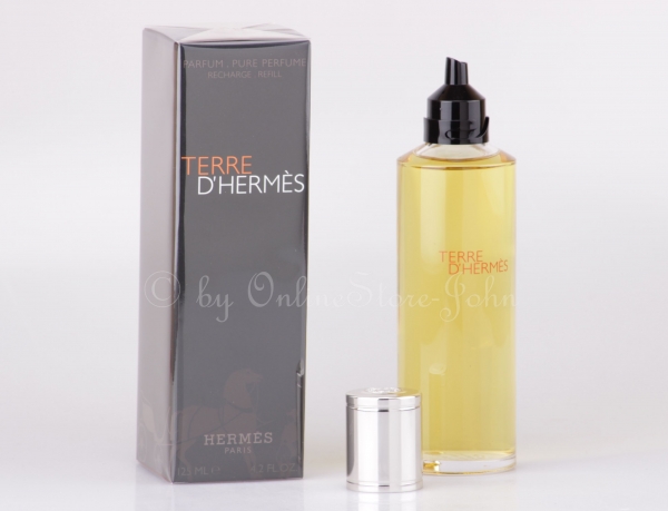 Hermes - TERRE d'Hermes - 125ml Pure Perfume Refill / Recharge Eau de Parfum
