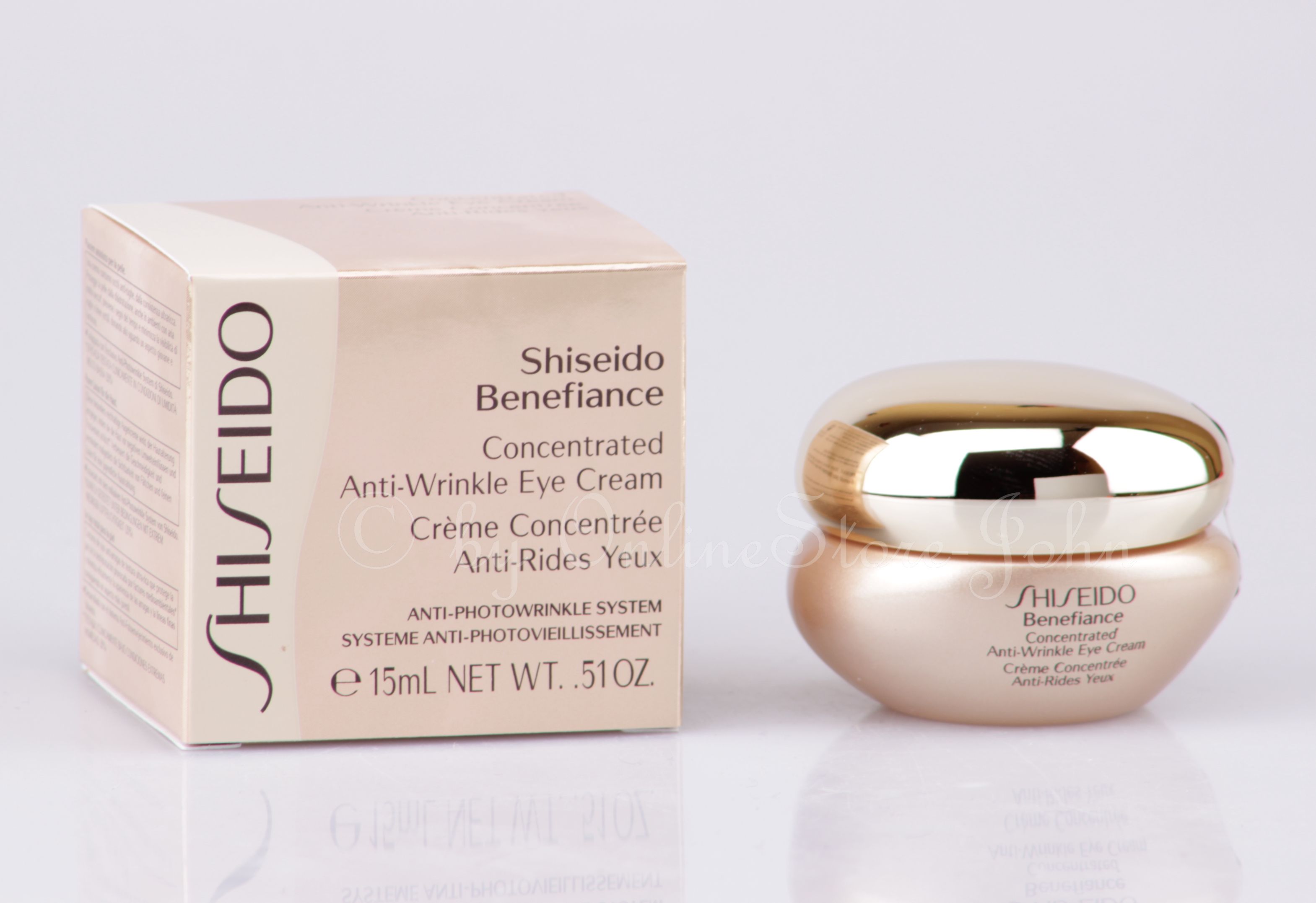 Shiseido - Benefiance Concentrated Anti-Wrinkle Eye Cream 0.5oz oz NIP