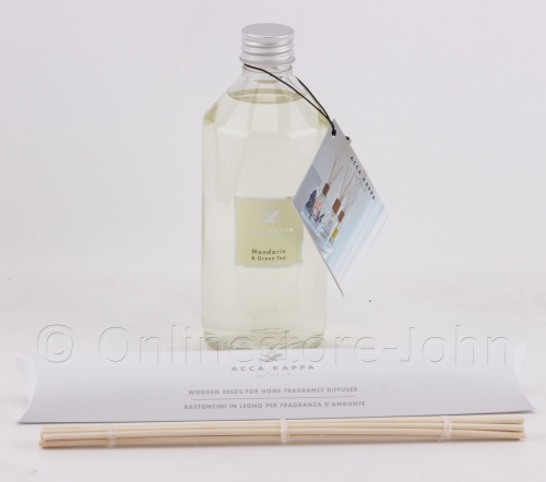 Acca Kappa - Mandarin & Green Tea  - 500ml Home Fragrance Diffuser Refill