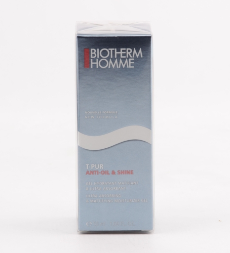 Biotherm Homme - T-PUR Anti-Oil & Shine - 50ml Moisturizer Gel