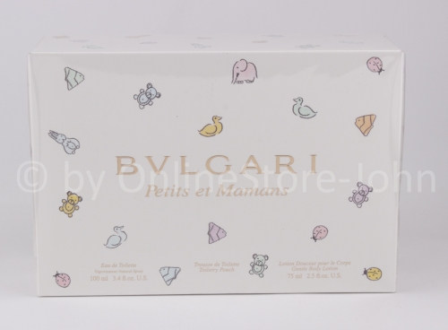 Bvlgari - Petits et Mamans Set - 100ml EDT + 75ml Body Lotion + Bag