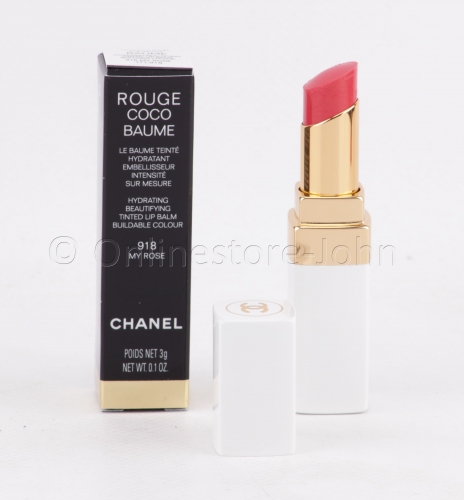 Chanel - Rouge Coco Baume - Hydrating Beautifying Tinted Lip Balm 3g - 918 My Rose