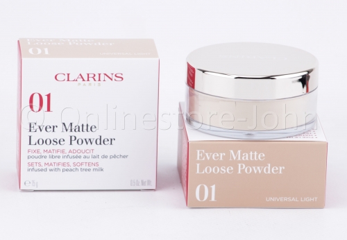 Clarins - Ever Matte Loose Powder - 15g - 01 Universal Light