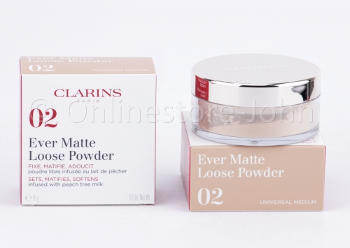 Clarins - Ever Matte Loose Powder - 15g - 02 Universal Medium