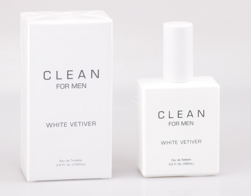 Clean for Men - White Vetiver - 100ml EDT Eau de Toilette