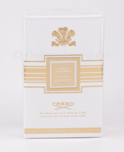 Creed - Acqua Originale - Vetiver Geranium - 100ml EDP Eau de Parfum