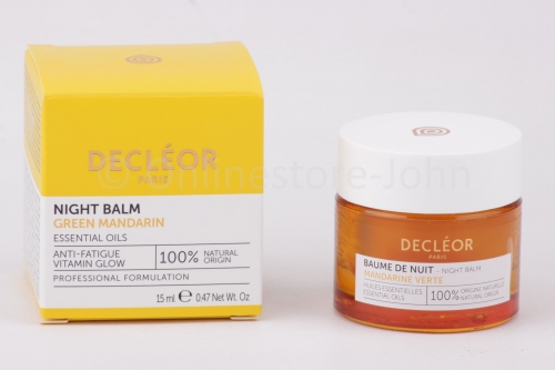 Decleor - Green Mandarin - Night Balm - 15ml Nachtbalsam