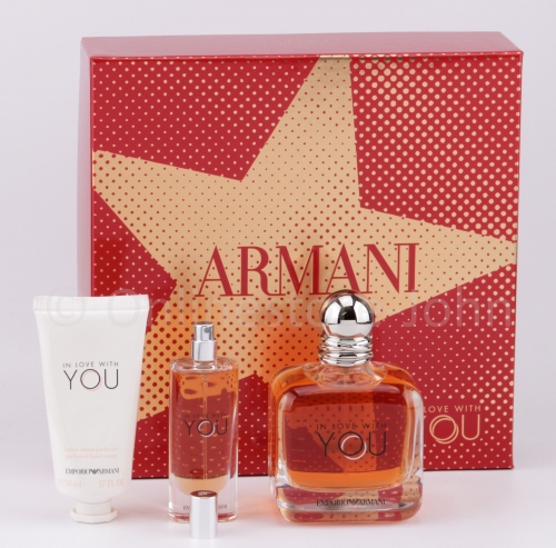 Emporio Armani - In Love With You Set - 100ml + 15ml EDP + 50ml perfumed Body Lotion