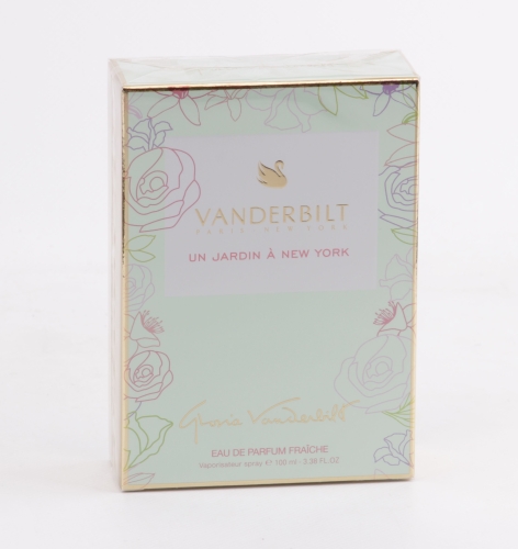Gloria Vanderbilt - Un Jardin a New York - 100ml EDP Eau de Parfum Fraiche