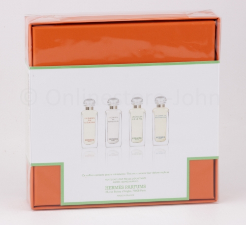 Hermes - Parfums-Jardins Discovery Set - 4 x 7,5ml EDT Miniaturen