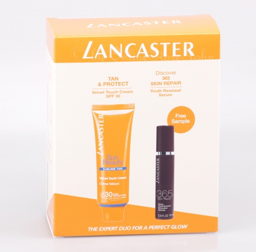 Lancaster - Sun Beauty Set - Velvet Touch Cream  + 365 Skin Repair Serum