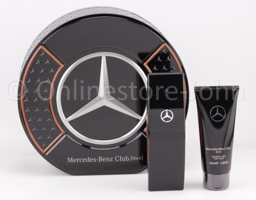 Mercedes-Benz - Club Black Set - 100ml EDT + 100ml Shower Gel