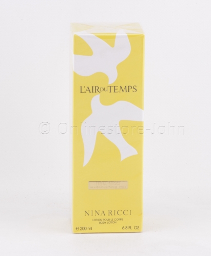 Nina Ricci - L'air du Temps - 200ml perfumed Body Lotion