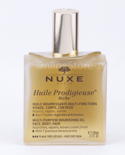 Nuxe - Huile Prodigieuse Or - Multi-Purpose Dry Oil 100ml - All Skin Types