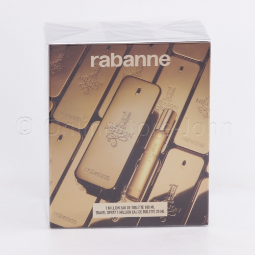 Paco Rabanne - 1 Million Travel-Set - 100ml + 20ml EDT Eau de Toilette