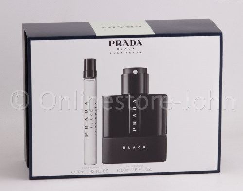 Prada - Luna Rossa Black Set - 50ml + 10ml EDP Eau de Parfum