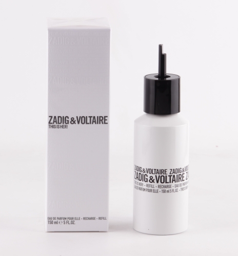 Zadig & Voltaire - This is Her! - 150ml EDP Eau de Parfum Refill / Recharge