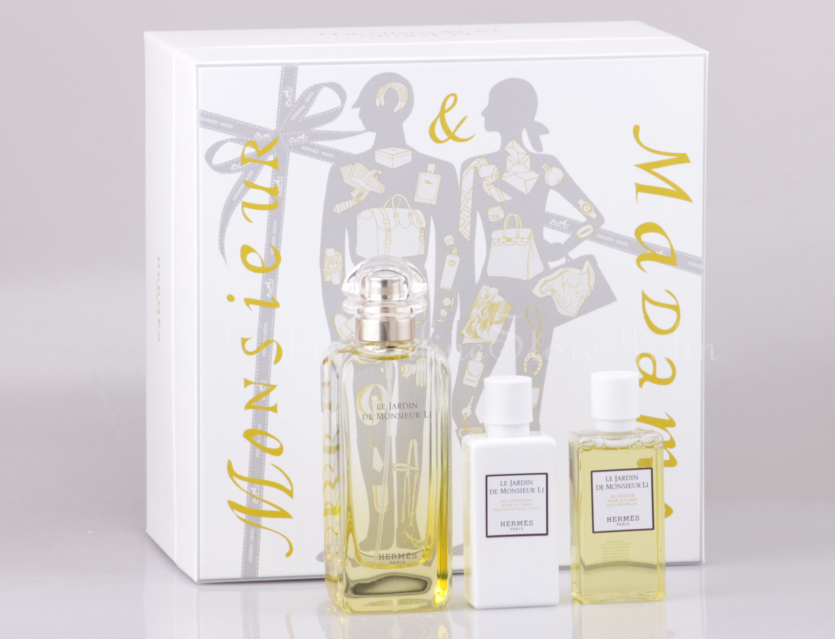 Hermes Le Jardin De Monsieur Li Set 100ml Edt 40ml Bodylotion