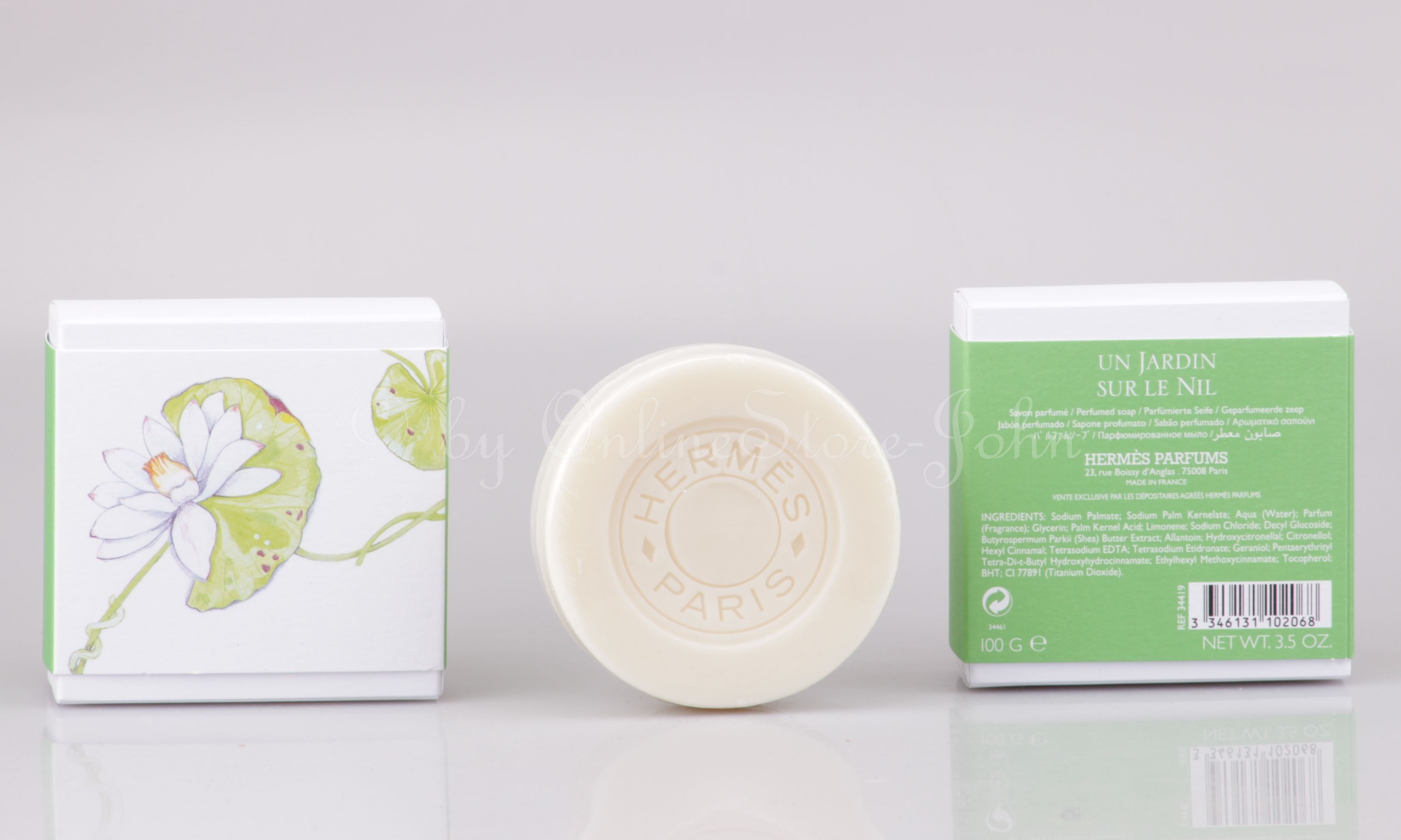 Hermes Un Jardin Sur Le Nil 100g Parfümierte Seife Perfumed Soap