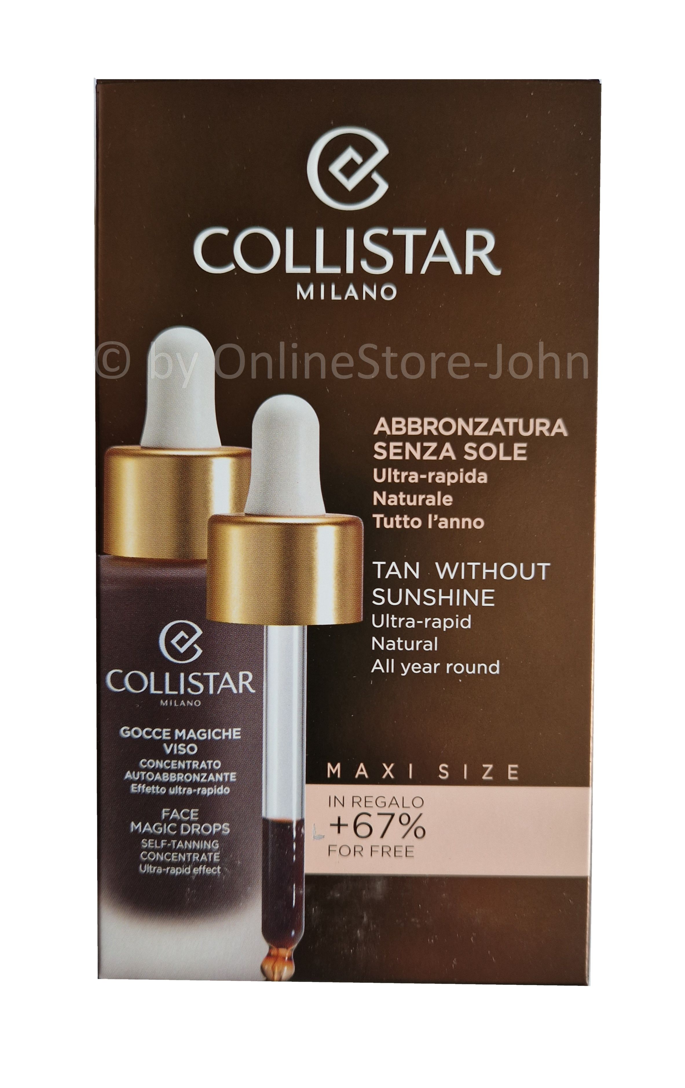 Collistar Face Magic Drops SelfTanning Concentrate 50ml Maxi