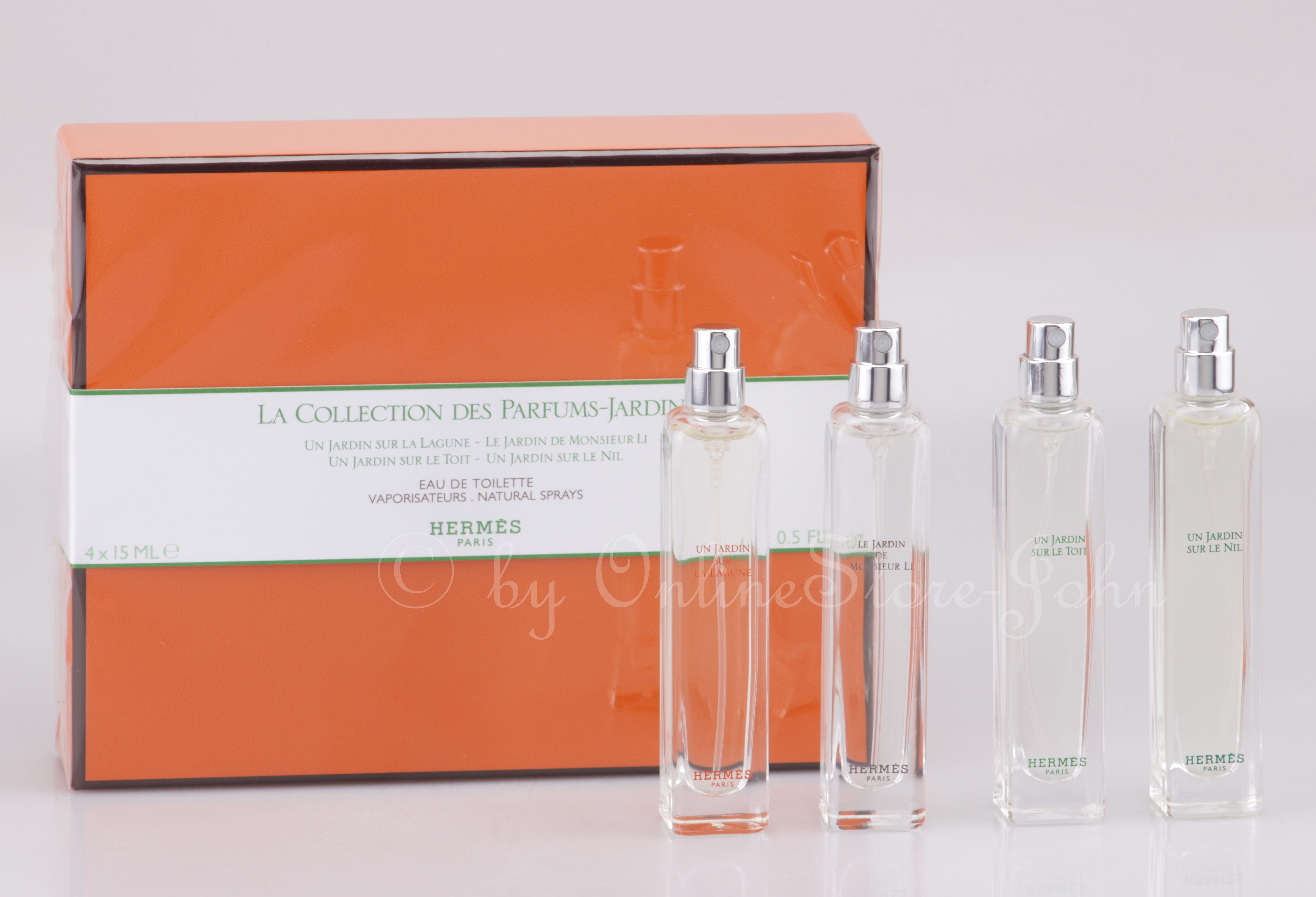 hermes la collection des parfums jardins 4 piece set
