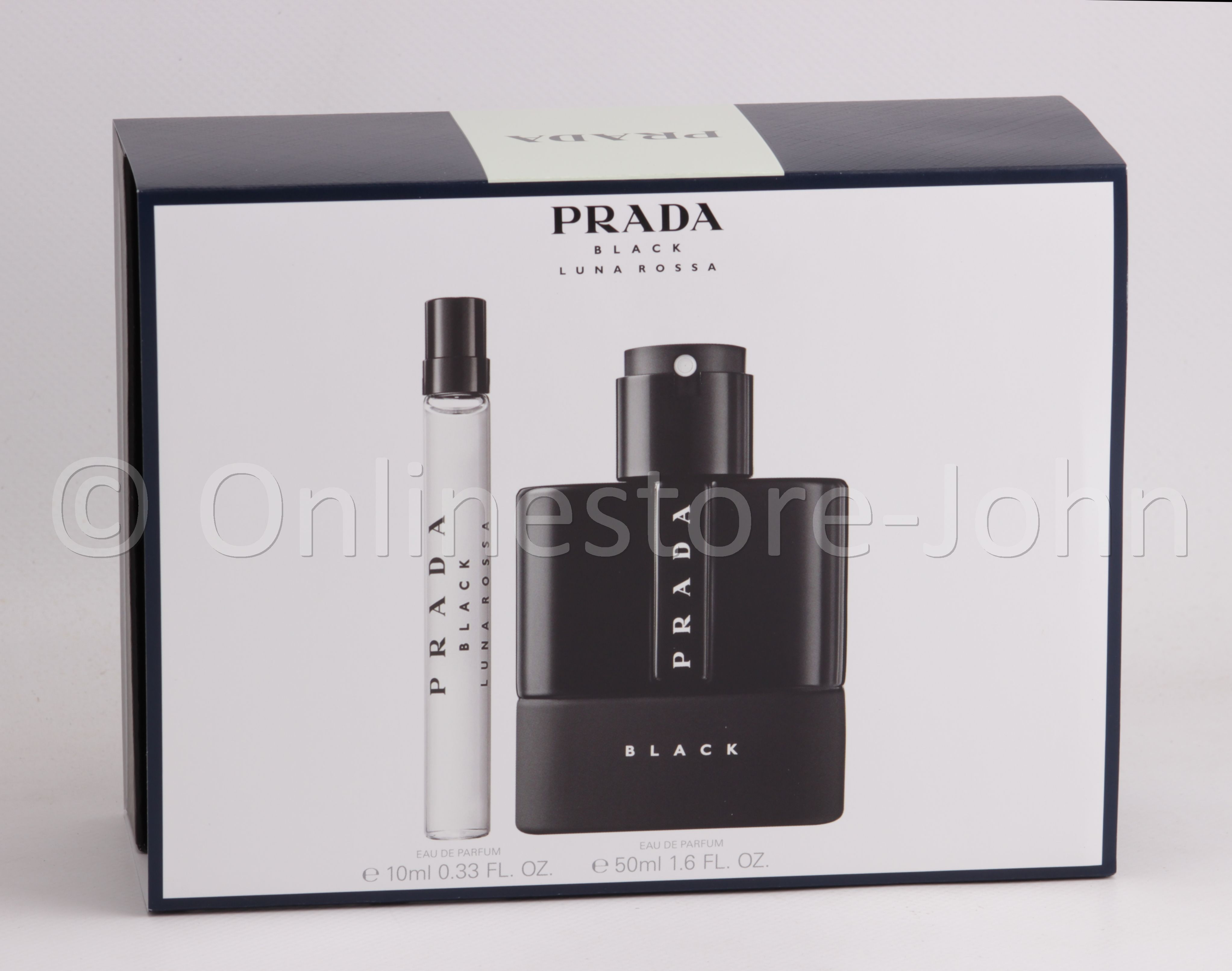 prada luna rossa black set