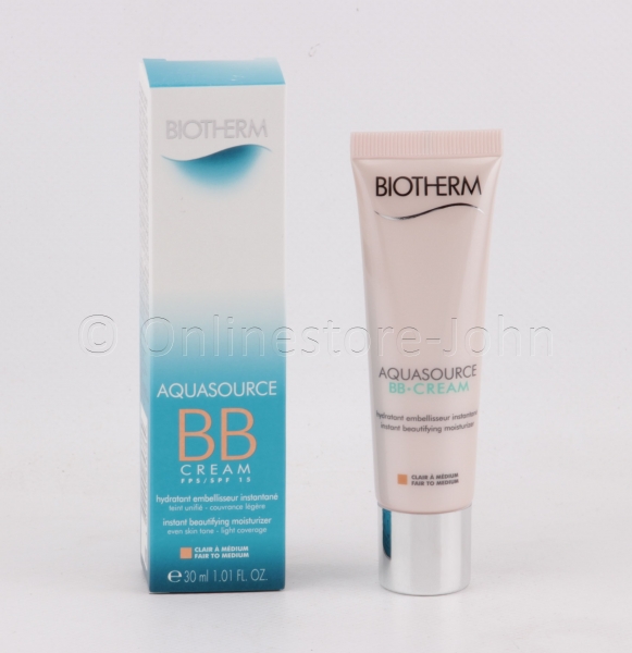 Biotherm - Aquasource - 30ml BB-Cream - SPF15 Fair to Medium