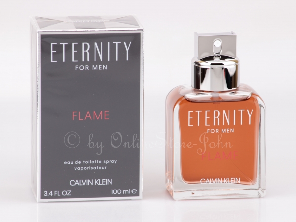 Calvin Klein - Eternity Flame for Men - 100ml EDT Eau de Toilette