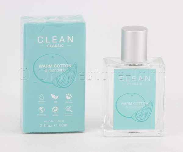 Clean - Warm Cotton + Mandarin - 60ml EDT Eau de Toilette