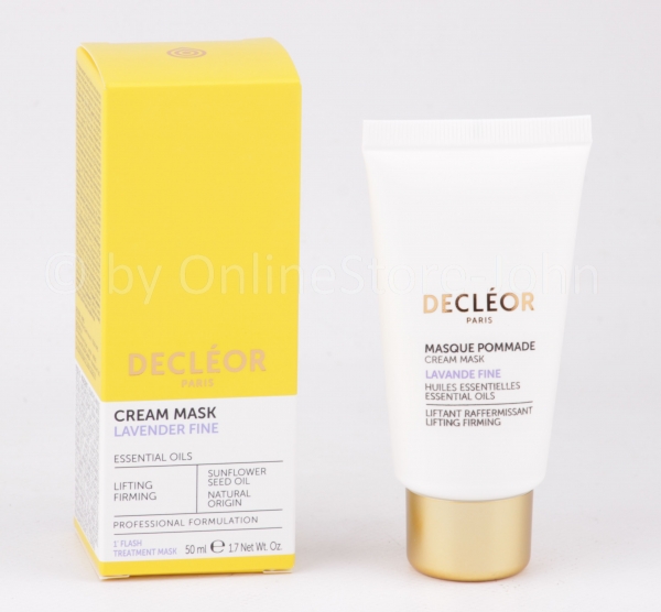 Decleor - Lavender Fine - Cream Mask - 50ml Balsam-Maske, Lifting-Effekt