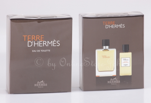 Hermes - TERRE d'Hermes Set - 100ml EDT + 80ml Shower Gel