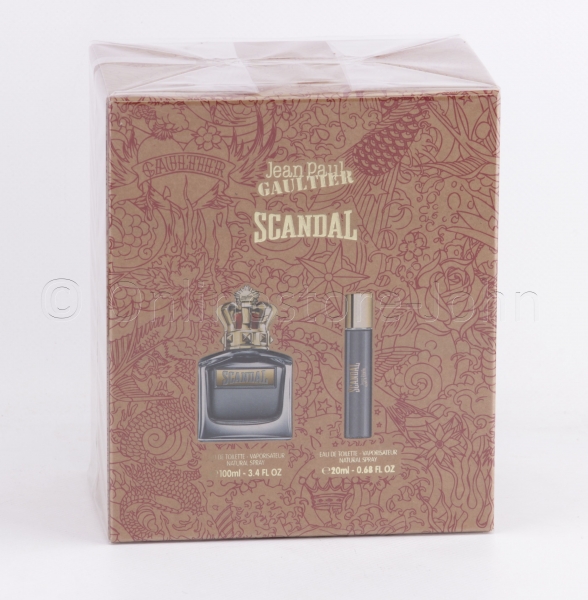 Jean Paul Gaultier - Scandal pour Homme Travel Set - 100ml + 20ml EDT Eau de Toilette