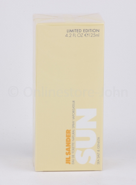Jil Sander - Sun Sea Salt & Genista - 125ml EDT Eau de Toilette - Lim. Edition