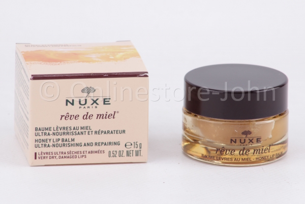 Nuxe - Reve de Miel - Honey Lip Balm 15g - MHD abgelaufen (Batch A120G196)