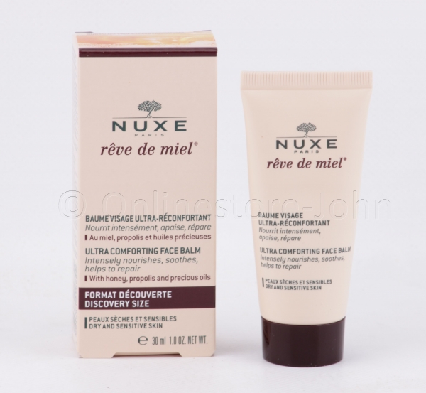 Nuxe - Reve de Miel - Ultra Comforting Face Balm 30ml - Dry and Sensitive Skin