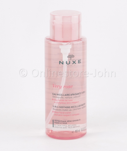 Nuxe - Very Rose - 3-in1 Soothing Micellar Water 400ml - All Skin Types