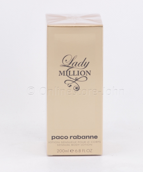 Paco Rabanne - Lady Million - 200ml Sensual Body Lotion