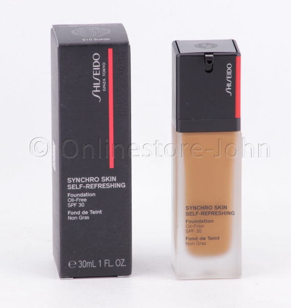 SHISEIDO - Synchro Skin Self-Refreshing - Foundation Oil-Free SPF30 - 30ml 510 Suede