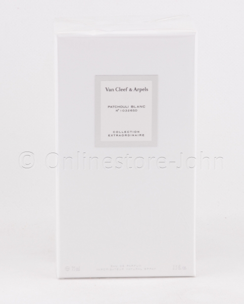 Van Cleef & Arpels - Collection Extraordinaire Patchouli Blanc - 75ml EDP Eau de Parfum