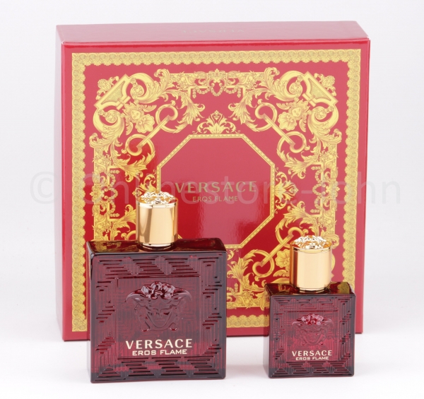 Versace - EROS Flame pour Homme Set - 100ml + 30ml EDP Eau de Parfum