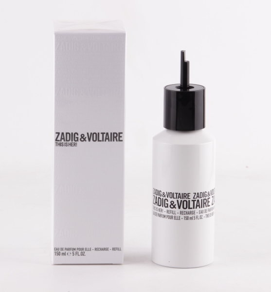 Zadig & Voltaire - This is Her! - 150ml EDP Eau de Parfum Refill / Recharge